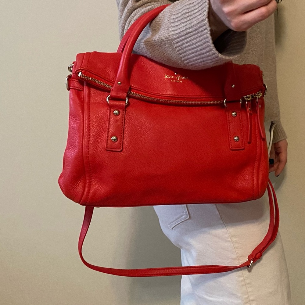Kate Spade Red Leather Bag